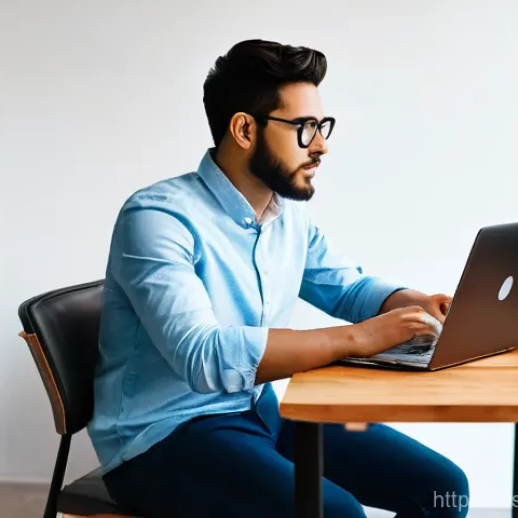 기타 커스텀 제작 - **Prompt 1: The Aspiring Digital Nomad's Portfolio Presentation**
    "A young, determined professio...