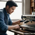 Home 17 기타 수리 가능한 부위 - "A focused young adult, dressed in practical, comfortable clothing (a t-shirt and jeans), sits at a ...